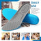 【Footprint】 Sports Elastic Memory Silicone Gel Insoles Shoe Inserts Breathable Shoes Pad 1Pair